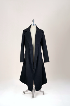 Elegant Double Cashmere Coat with zip - OV Paris
