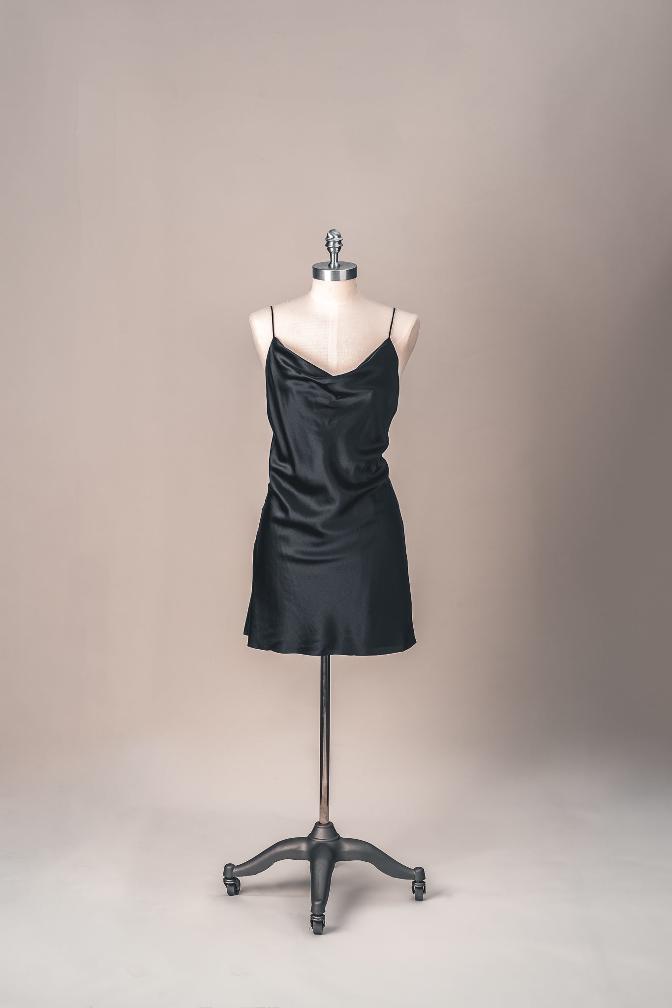 Perfect Cowl Neck Little Black Dress